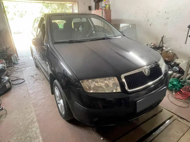 Встановлення ГБО на Skoda Fabia у Запоріжжі загальний вигляд